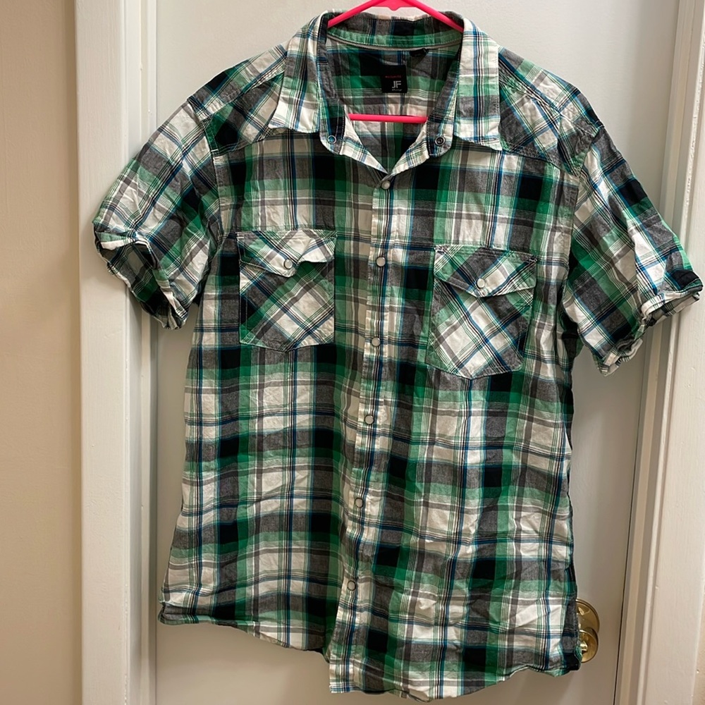 Green Plaid Shirt